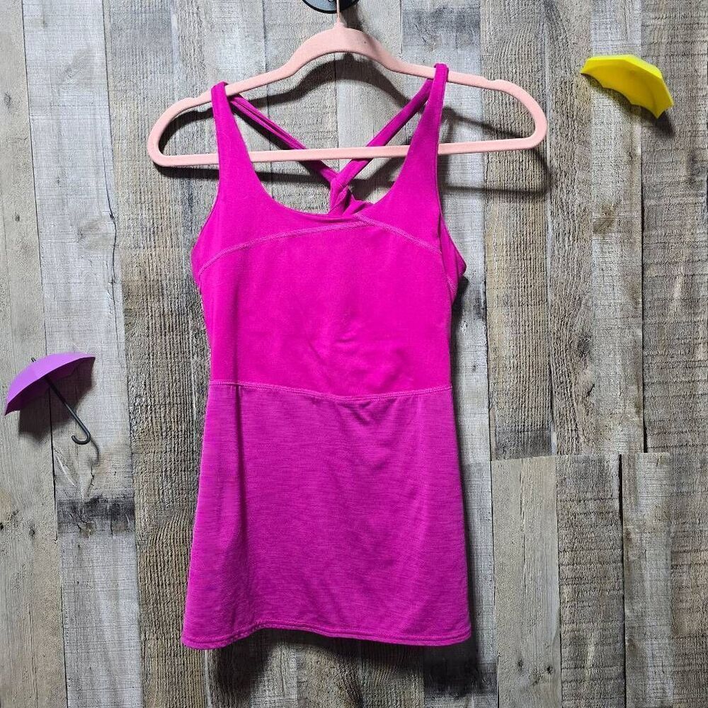 Mountain Hardwear Pink Shelf Bra Tank Top